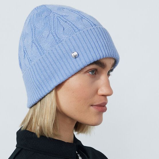Daily Sports CABLE Strickmütze hellblau