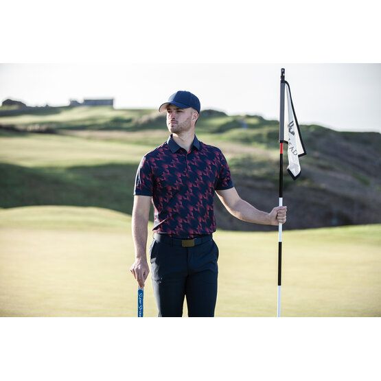 Galvin Green  MILES Halbarm Polo navy
