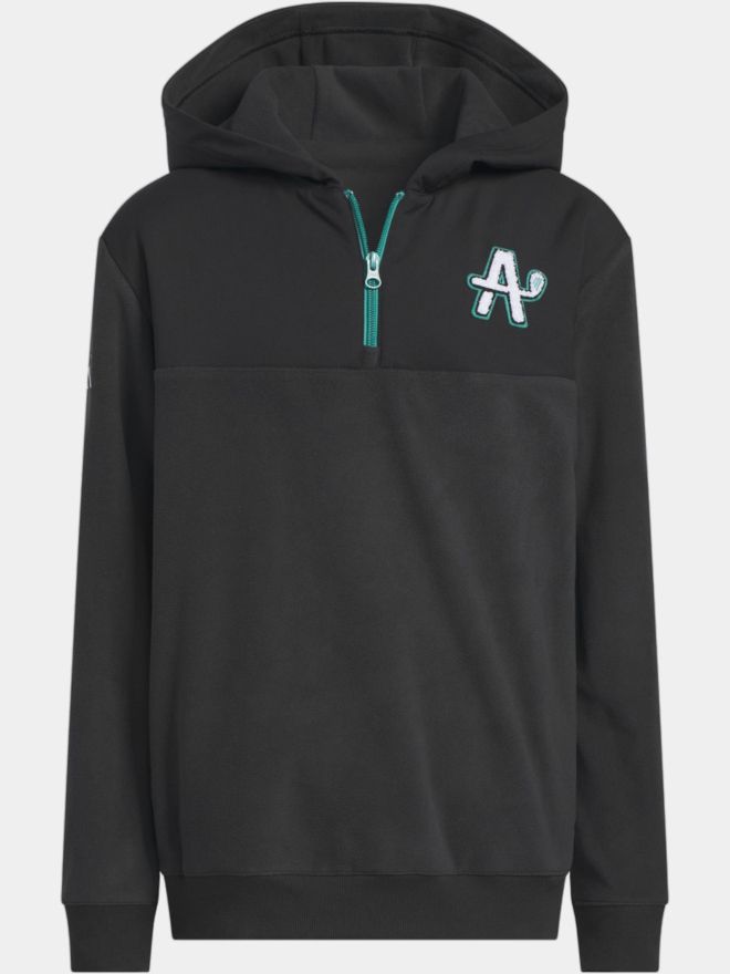 adidas U Zimní mikina s kapucí Fleece černá