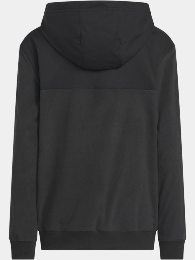 adidas U Zimní mikina s kapucí Fleece černá