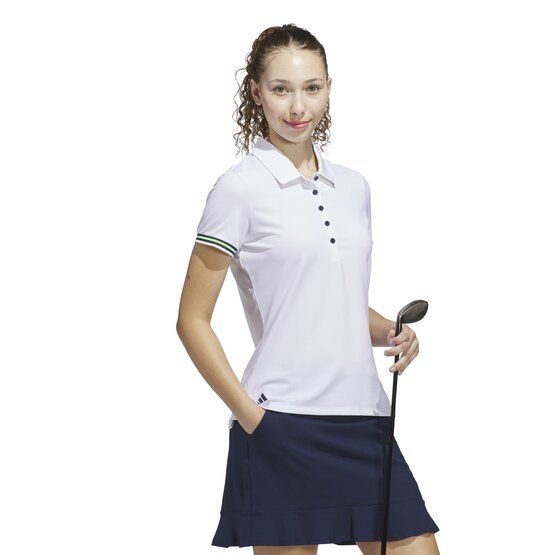 adidas W ULTC CLSC Halbarm Polo weiß