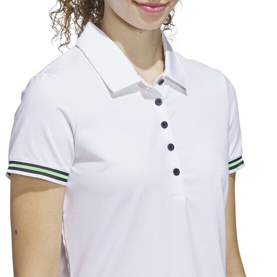 adidas W ULTC CLSC Halbarm Polo weiß