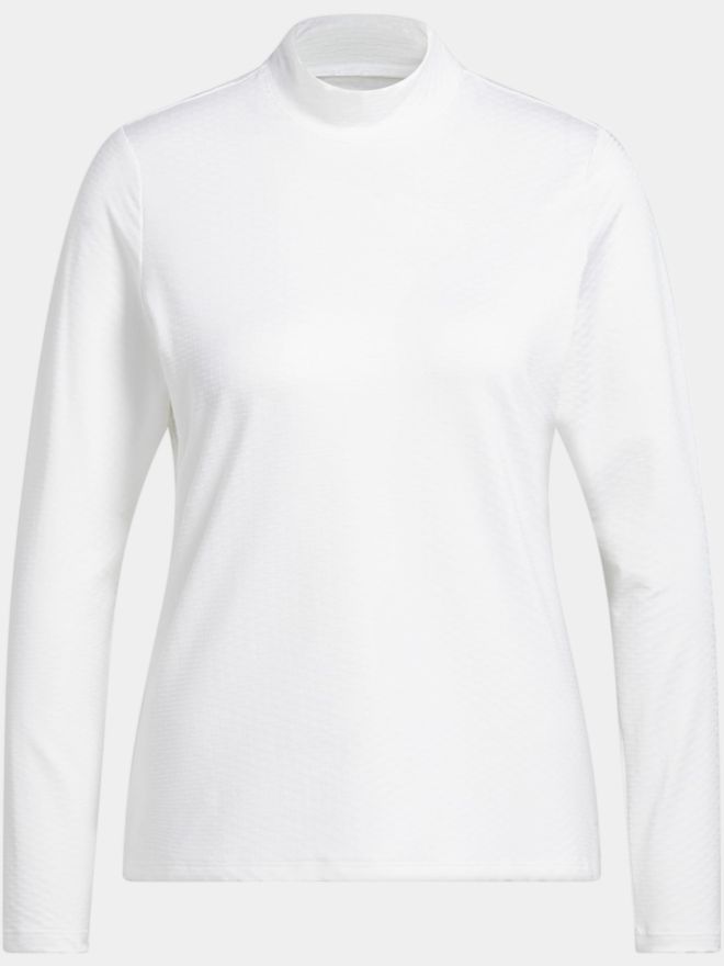 adidas W BTC MESH LS Mock Unterzieher weiß