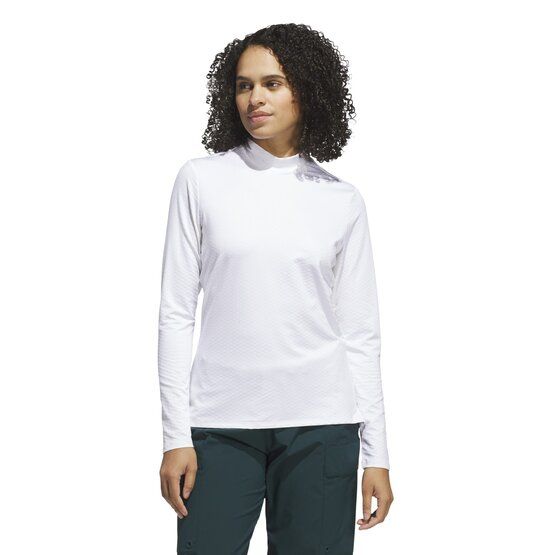 adidas W BTC MESH LS Mock Unterzieher weiß
