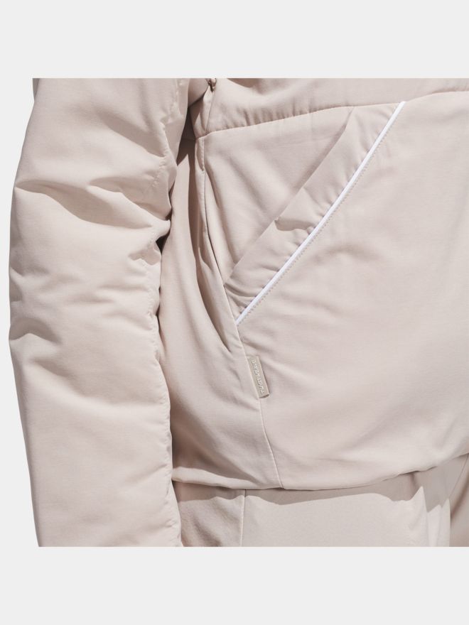 adidas W BTC QTR Z JKT Thermo Jacke beige