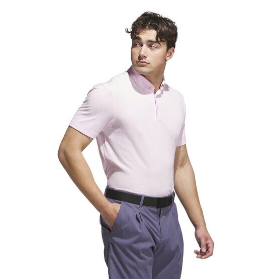adidas Polo GO-TO TEXTURED s krátkým rukávem růžová
