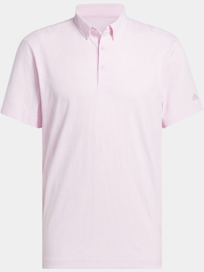 adidas GO-TO TEXTURED Halbarm Polo rosa