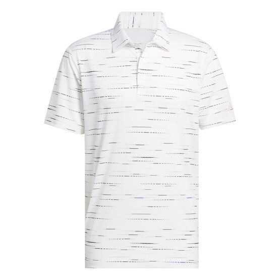 adidas ULTIMATE365 MESH PRINT polo s krátkým rukávem růžová