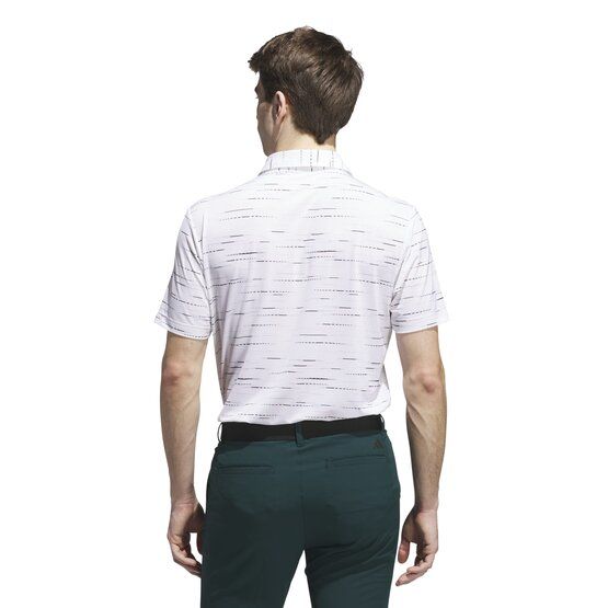 adidas ULTIMATE365 MESH PRINT polo s krátkým rukávem růžová
