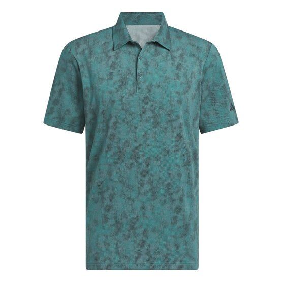 adidas ULTIMATE365 TEXTURED PRINT polo s krátkým rukávem zelená