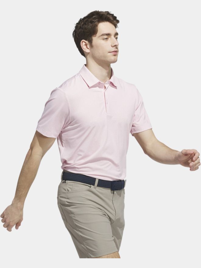 adidas ULTIMATE BUNKER Halbarm Polo rosa