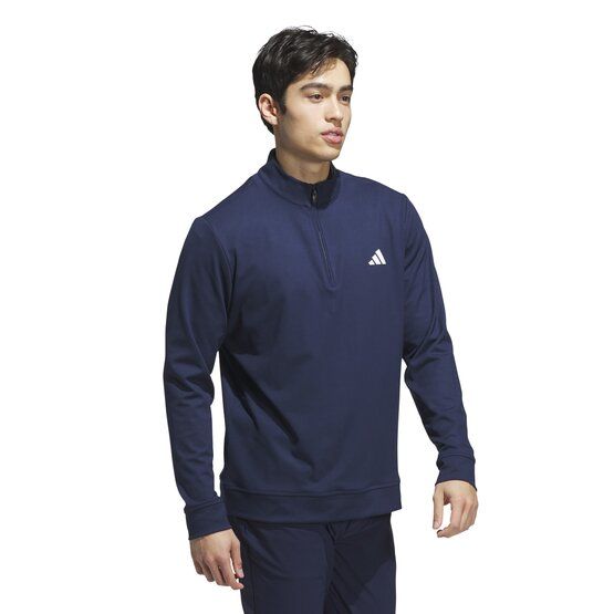 adidas ULTIMATE365 CLASSIC QUARTER-ZIP PULLOVER Strečová střední vrstva námořnická modrá