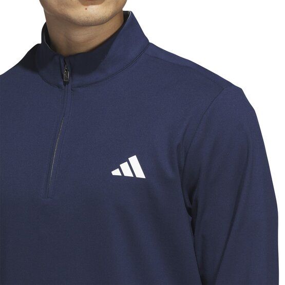 adidas ULTIMATE365 CLASSIC QUARTER-ZIP PULLOVER Strečová střední vrstva námořnická modrá