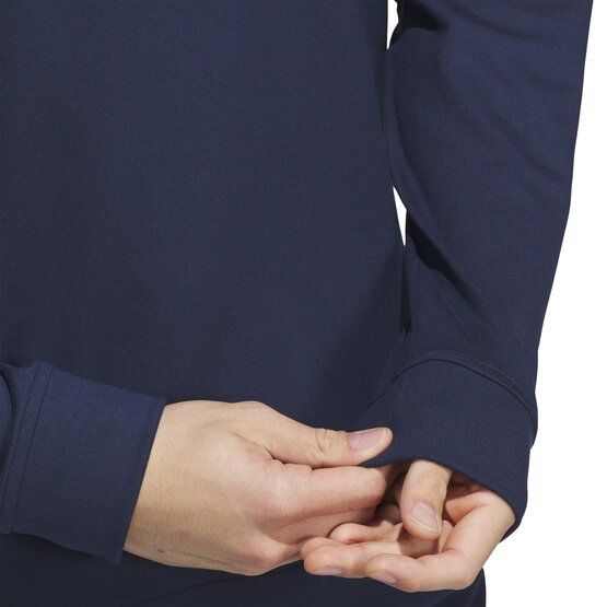 adidas ULTIMATE365 CLASSIC QUARTER-ZIP PULLOVER Strečová střední vrstva námořnická modrá