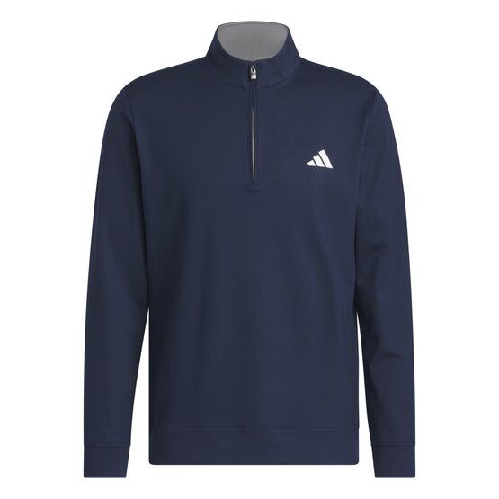 adidas ULTIMATE365 CLASSIC QUARTER-ZIP PULLOVER Strečová střední vrstva námořnická modrá