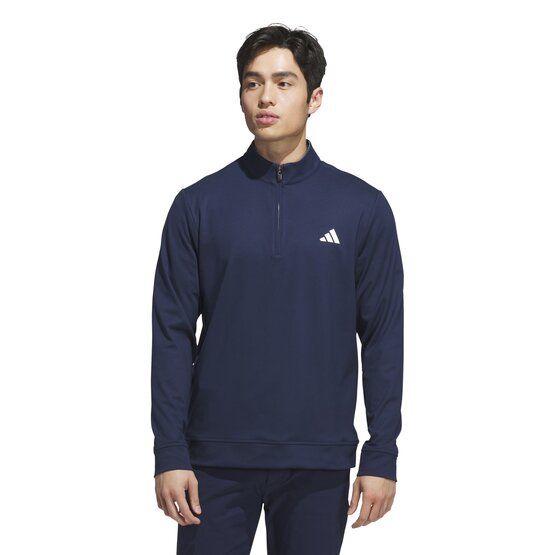 adidas ULTIMATE365 CLASSIC QUARTER-ZIP PULLOVER Strečová střední vrstva námořnická modrá