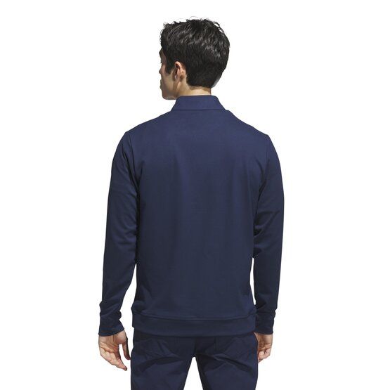 adidas ULTIMATE365 CLASSIC QUARTER-ZIP PULLOVER Strečová střední vrstva námořnická modrá