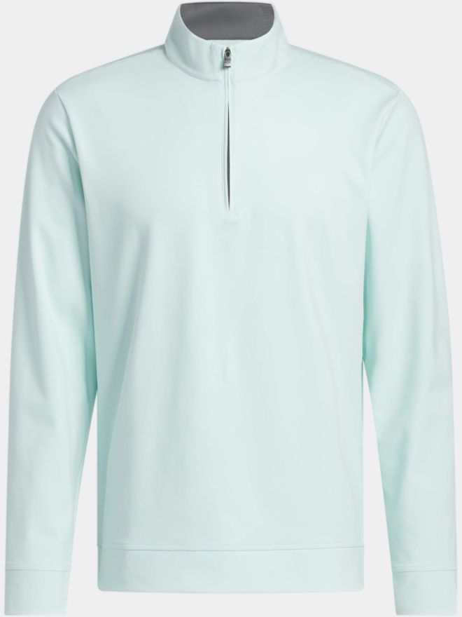 adidas ULTIMATE365 CLASSIC QUARTER-ZIP PULLOVER Stretch Midlayer hellgrün