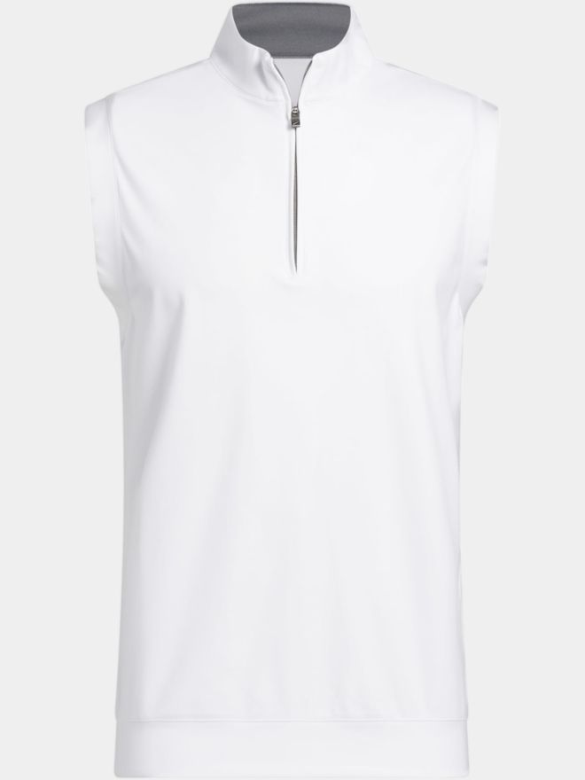 adidas ULTIMATE365 CLASSIC QUARTER-ZIP VEST Stretch vest white