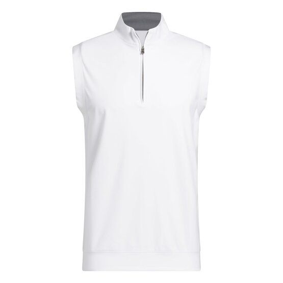 adidas  ULTIMATE365 CLASSIC QUARTER-ZIP VEST Elastická vesta bílá