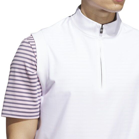 adidas  ULTIMATE365 CLASSIC QUARTER-ZIP VEST Elastická vesta bílá