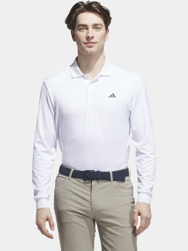 adidas ULTIMATE365 COLD.RDY long sleeve polo white