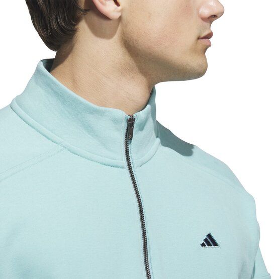 adidas  GO-TO HYBRID QUARTER-ZIP PULLOVER Stretch Midlayer light green