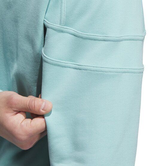 adidas  GO-TO HYBRID QUARTER-ZIP PULLOVER Stretch Midlayer light green