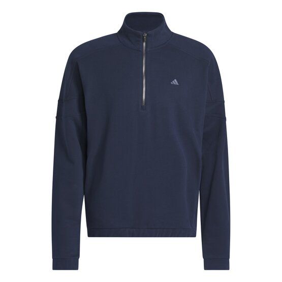 adidas  GO-TO HYBRID QUARTER-ZIP PULLOVER Stretch Midlayer navy