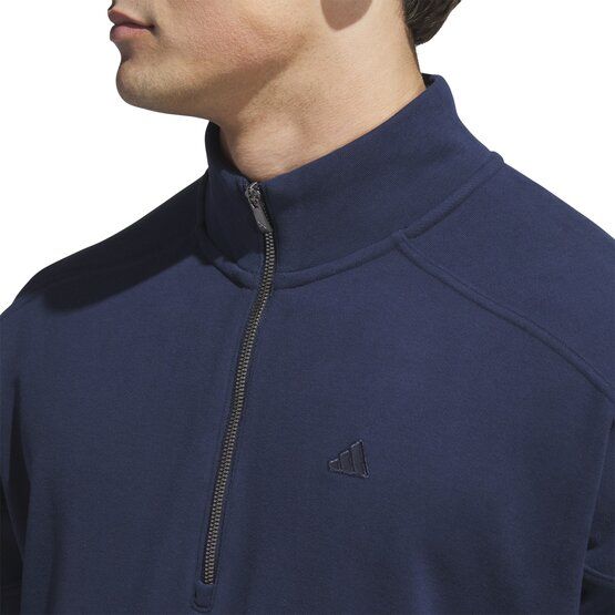 adidas  GO-TO HYBRID QUARTER-ZIP PULLOVER Stretch Midlayer navy