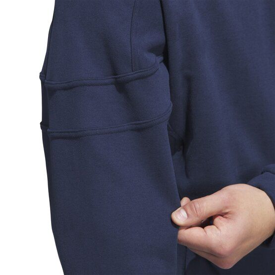 adidas  GO-TO HYBRID QUARTER-ZIP PULLOVER Stretch Midlayer navy