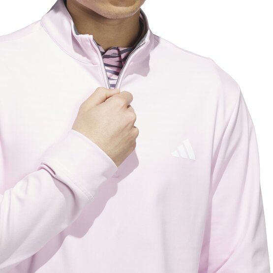 adidas ULTIMATE365 CLASSIC QUARTER-ZIP PULLOVER Stretch Midlayer rosa