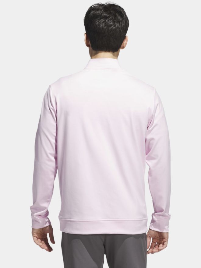 adidas ULTIMATE365 CLASSIC QUARTER-ZIP PULLOVER Stretch Midlayer pink