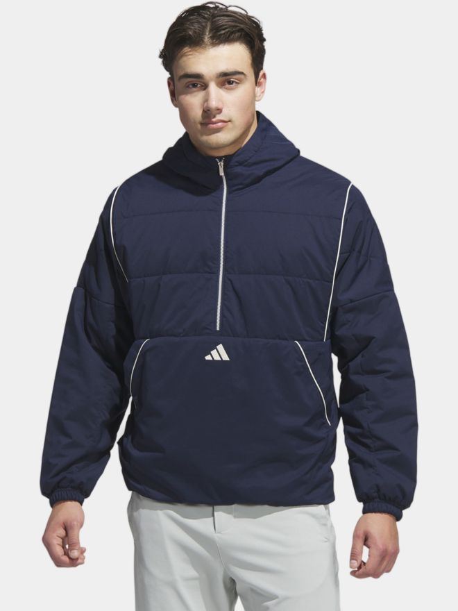 adidas BEYOND TWISTWEAVE HALF-ZIP FILLED JACKET Thermo Jacke navy