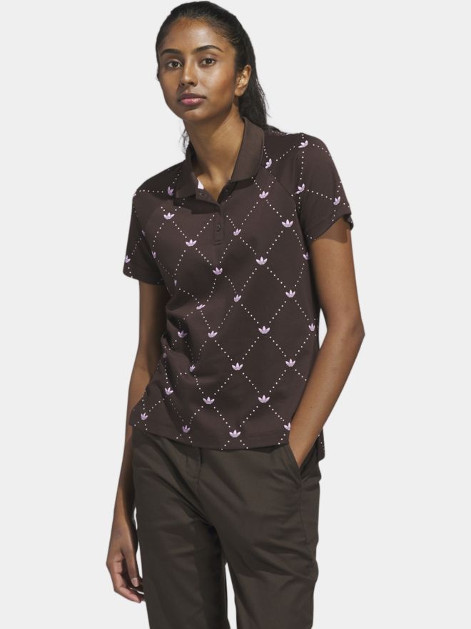 adidas Golf Originals F Nvlty Polo W Halbarm Polo braun