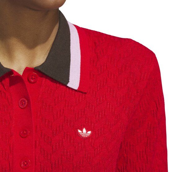 adidas Golf Originals MR Knit Polo W Halbarm Polo rot