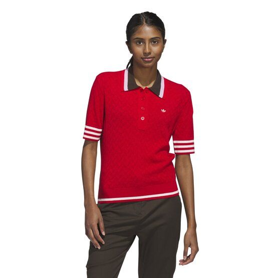 adidas Golf Originals MR Knit Polo W Halbarm Polo rot