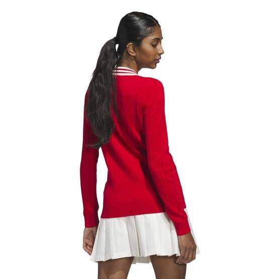 adidas Golf Originals F Sweater W Pullover Strick rot