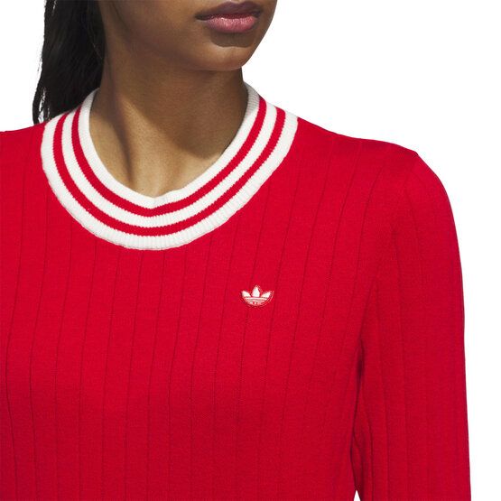 adidas Golf Originals F Sweater W Pullover Strick rot
