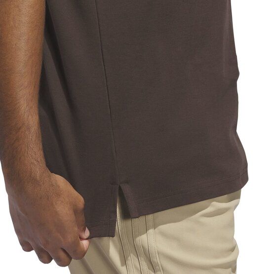 adidas Golf Originals F Solid LC Halbarm Polo dunkelbraun