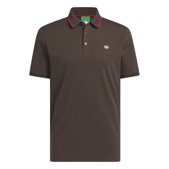 adidas Golf Originals F Solid LC Halbarm Polo dunkelbraun