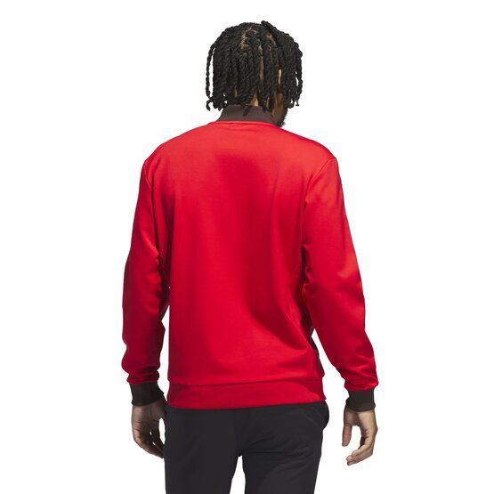 adidas Golf Originals F 3 Str 1/4 Zip Stretch Midlayer rot