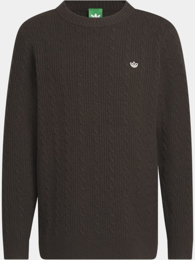 adidas Golf Originals MR Nvlty Swtr Pullover Strick dunkelbraun