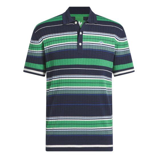 MR Stripe polo s krátkým rukávem námořnická modrá