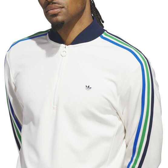 F 3 Str 1/4 Zip Stretch Midlayer bílá