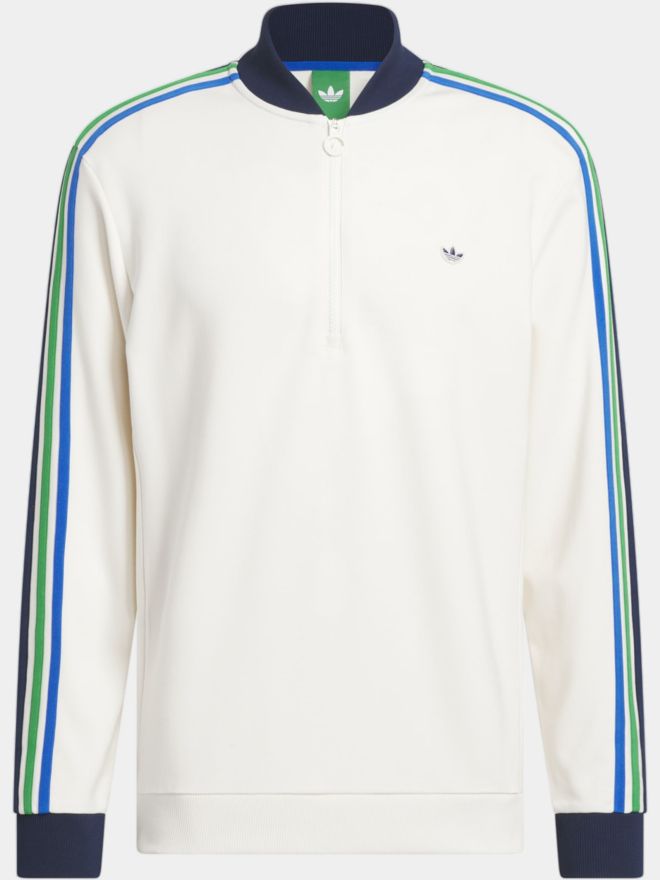 adidas Golf Originals F 3 Str 1/4 Zip Stretch Midlayer weiß
