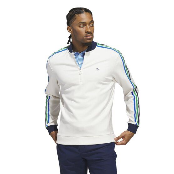 F 3 Str 1/4 Zip Stretch Midlayer bílá