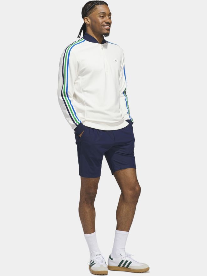 adidas Golf Originals F 3 Str 1/4 Zip Stretch Midlayer weiß