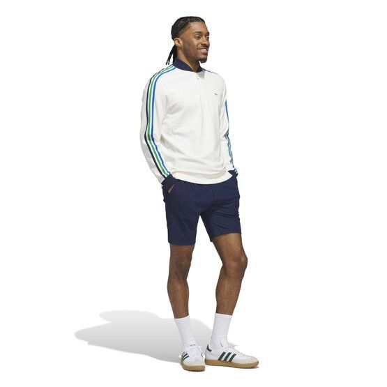 F 3 Str 1/4 Zip Stretch Midlayer bílá