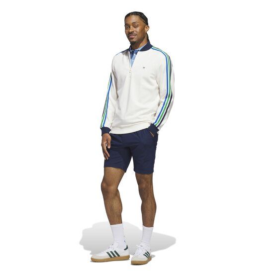 F 3 Str 1/4 Zip Stretch Midlayer bílá